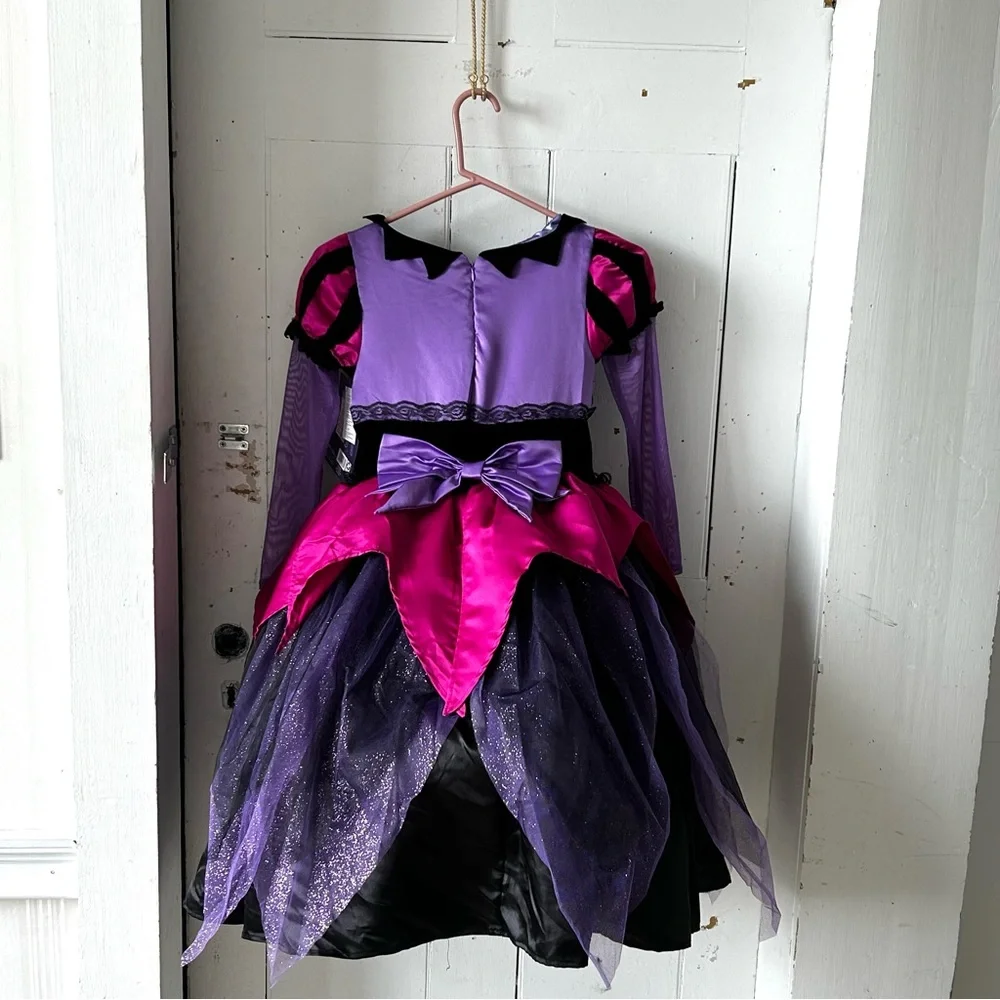 Disguise Girl's Witch Hoop Skirt Halloween Costume Cosplay NWT